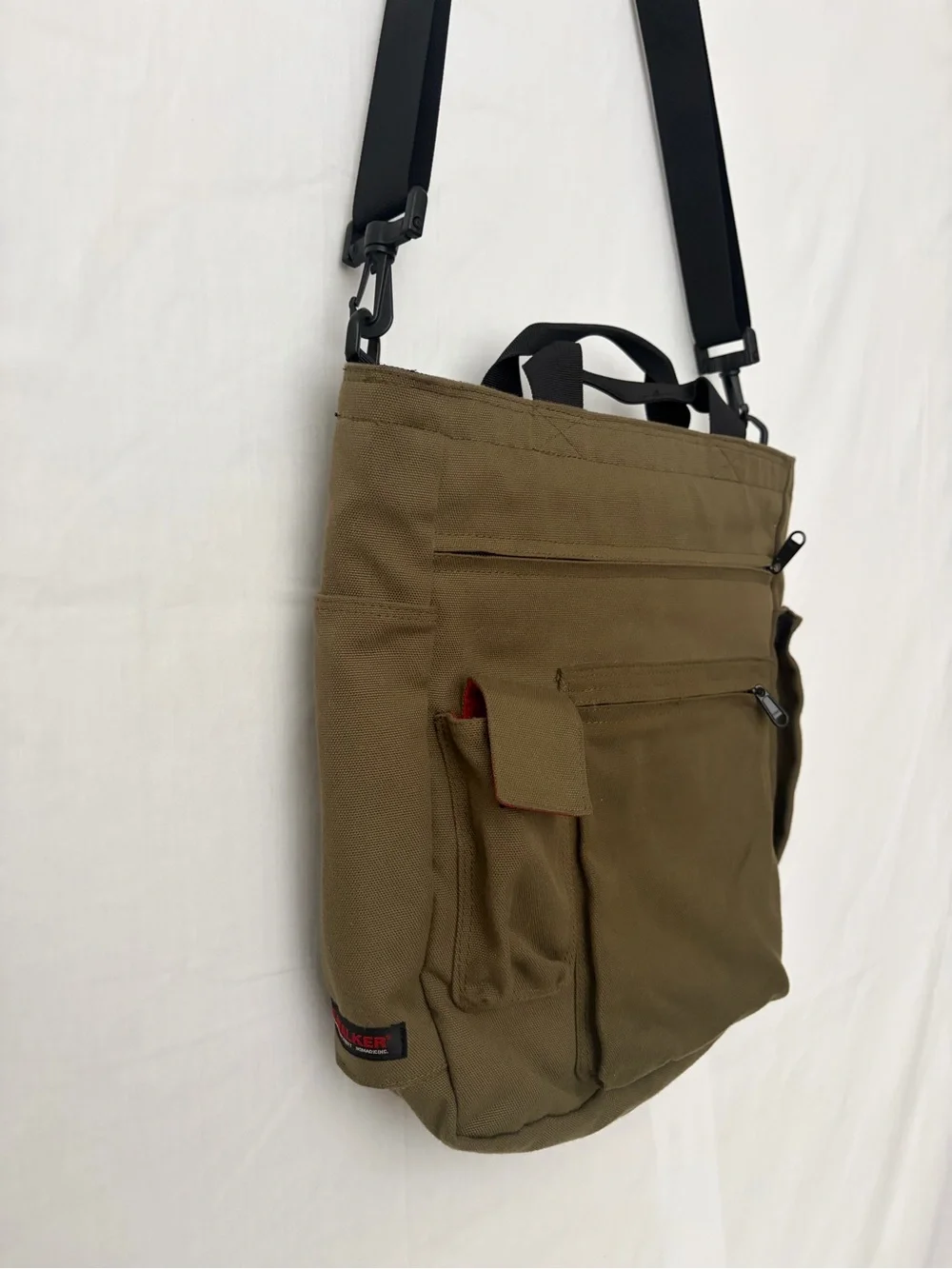 Wise-Walker Nomadic Olive Canvas Tote Shoulder Bag Unisex (F273)